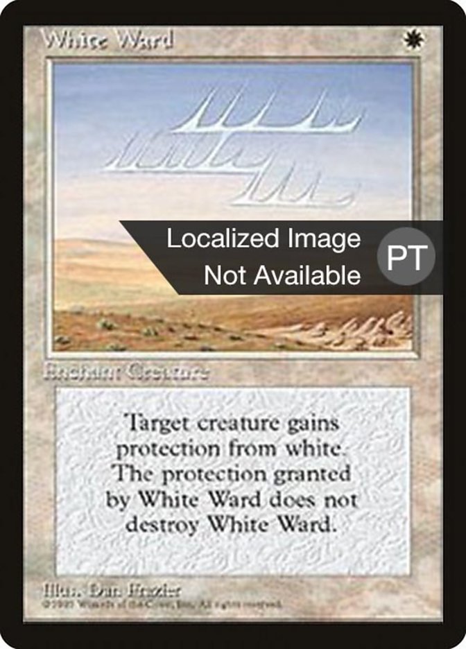 White Ward [Fourth Edition (Foreign Black Border)] | Play N Trade Winnipeg