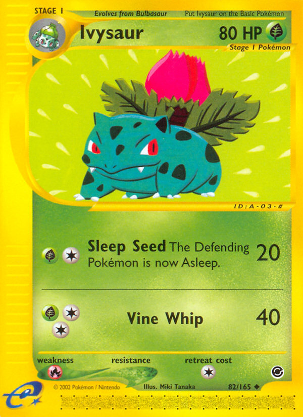 Ivysaur (82/165) [Expedition: Base Set] | Play N Trade Winnipeg