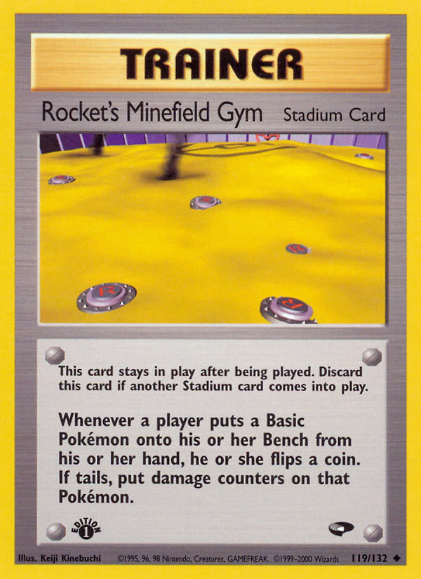 Rocket's Minefield Gym (119/132) [Gym Challenge 1st Edition] | Play N Trade Winnipeg