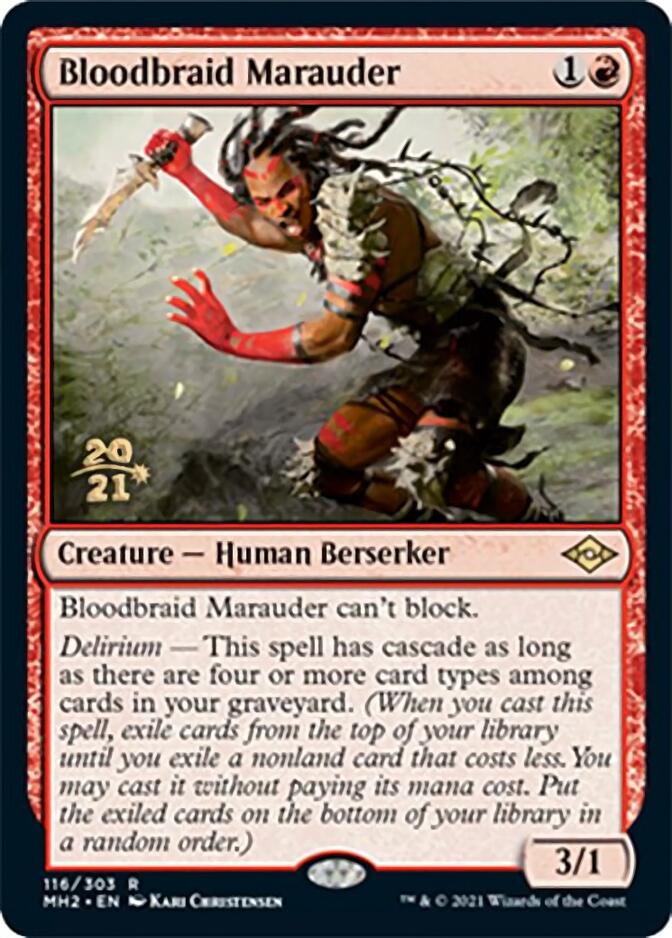 Bloodbraid Marauder [Modern Horizons 2 Prerelease Promos] | Play N Trade Winnipeg