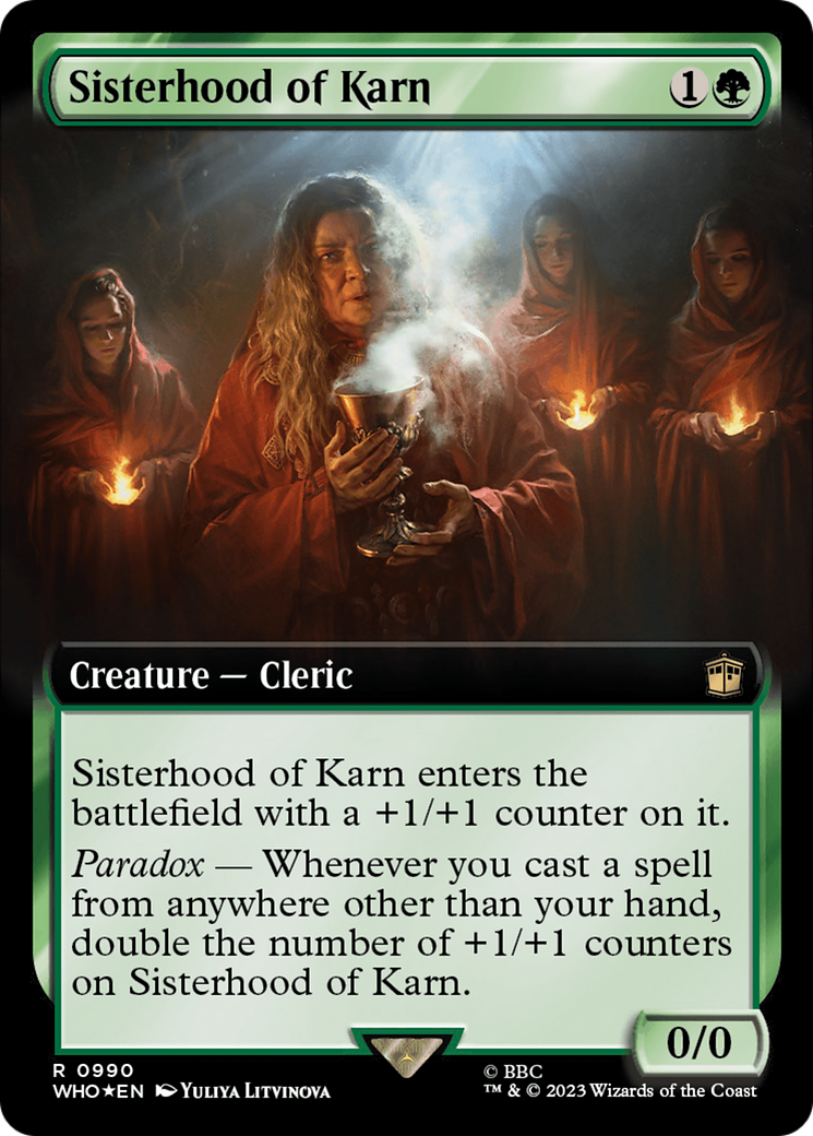 Sisterhood of Karn (Extended Art) (Surge Foil) [Doctor Who] | Play N Trade Winnipeg