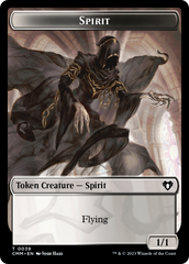 Spirit (0039) // Bird Illusion Double-Sided Token [Commander Masters Tokens] | Play N Trade Winnipeg