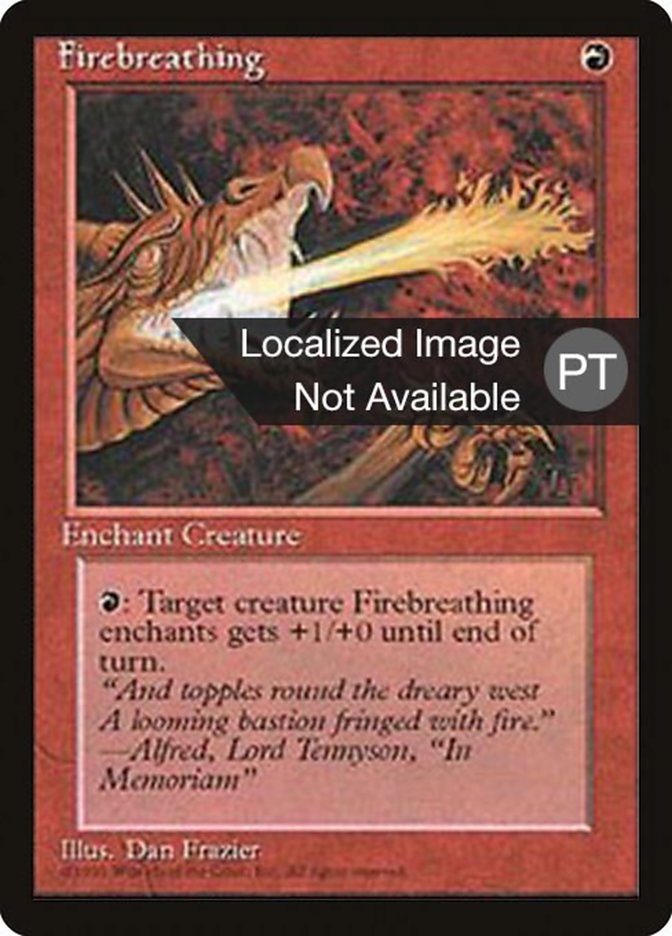 Firebreathing [Fourth Edition (Foreign Black Border)] | Play N Trade Winnipeg