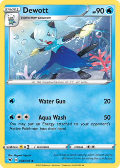 Dewott (034/185) [Sword & Shield: Vivid Voltage] | Play N Trade Winnipeg