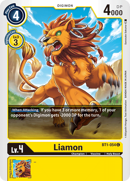 Liamon [BT1-054] [Release Special Booster Ver.1.0] | Play N Trade Winnipeg