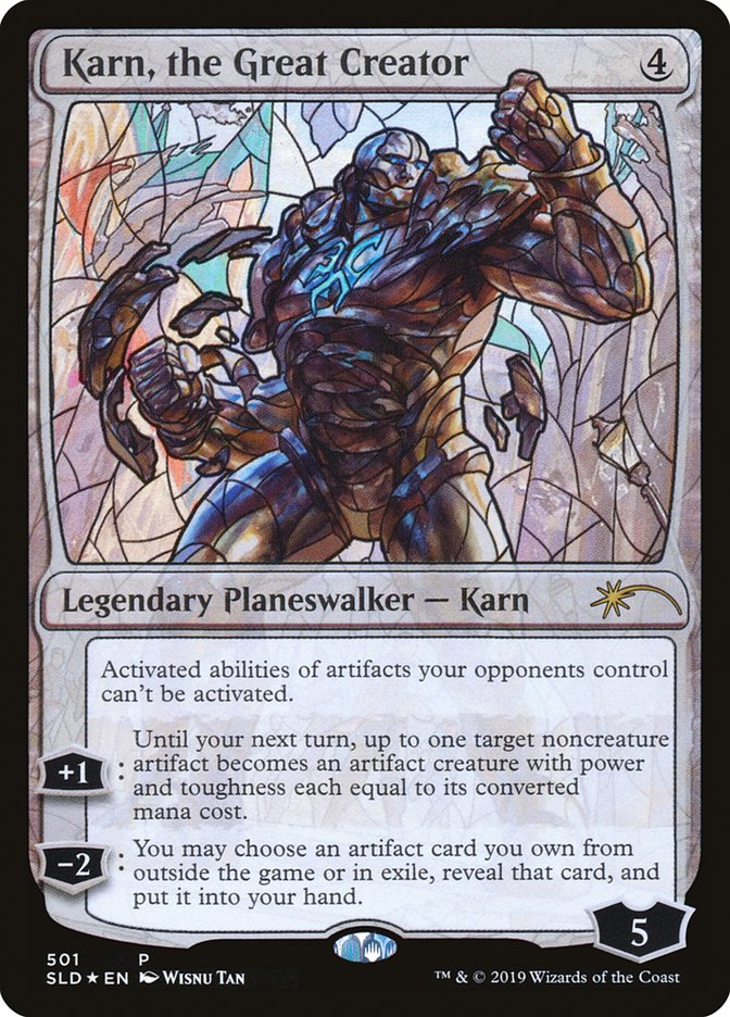 Karn, the Great Creator (Stained Glass) [Secret Lair Drop Promos] | Play N Trade Winnipeg