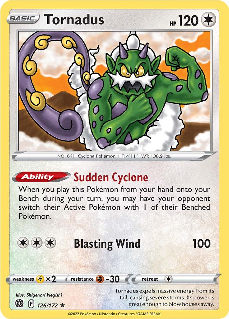 Tornadus (126/172) [Sword & Shield: Brilliant Stars] | Play N Trade Winnipeg