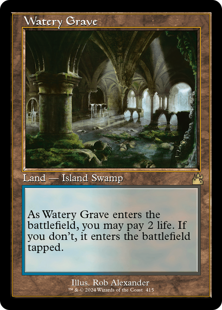 Watery Grave (Retro) [Ravnica Remastered] | Play N Trade Winnipeg