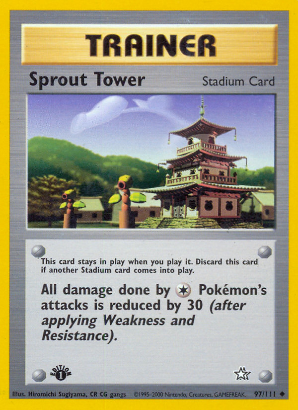 Sprout Tower (97/111) [Neo Genesis 1st Edition] | Play N Trade Winnipeg