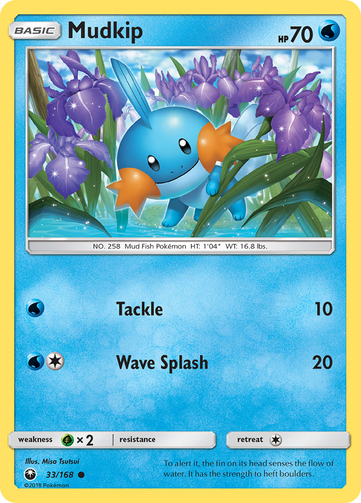 Mudkip (33/168) [Sun & Moon: Celestial Storm] | Play N Trade Winnipeg