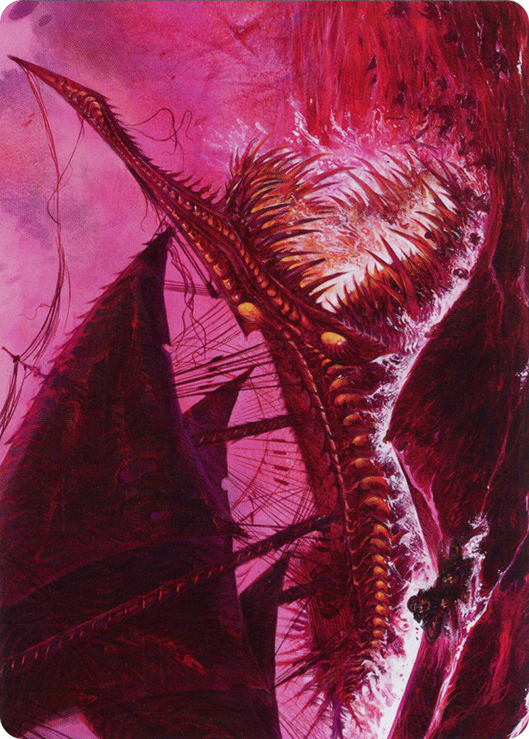 Marauding Dreadship Art Card [March of the Machine Art Series] | Play N Trade Winnipeg