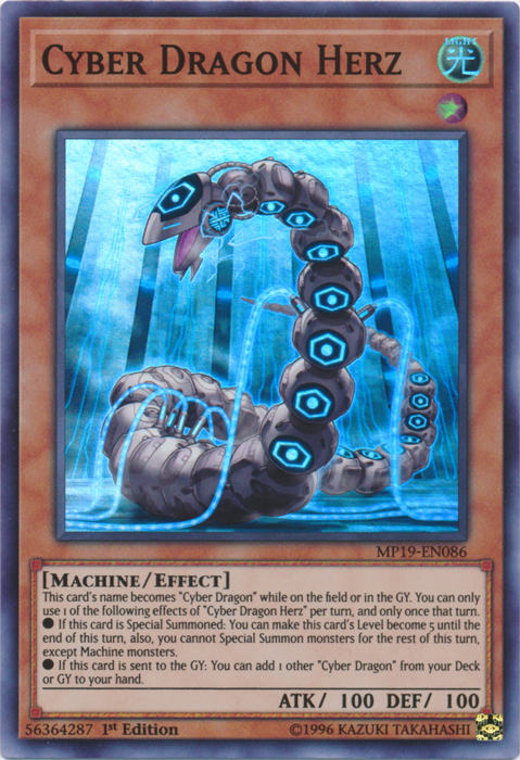 Cyber Dragon Herz [MP19-EN086] Super Rare | Play N Trade Winnipeg