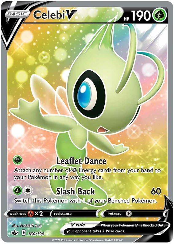 Celebi V (160/198) [Sword & Shield: Chilling Reign] | Play N Trade Winnipeg