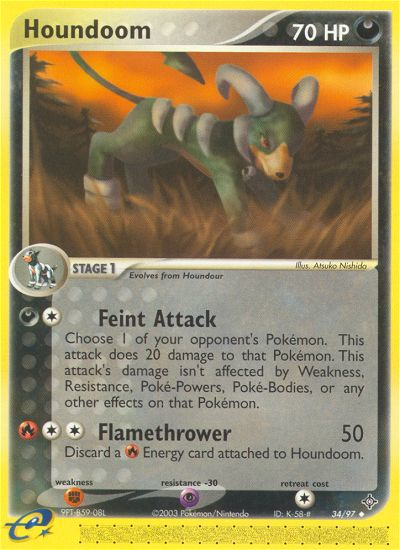 Houndoom (34/97) [EX: Dragon] | Play N Trade Winnipeg