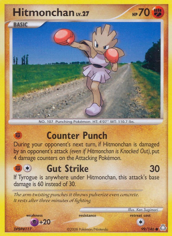 Hitmonchan (99/146) [Diamond & Pearl: Legends Awakened] | Play N Trade Winnipeg