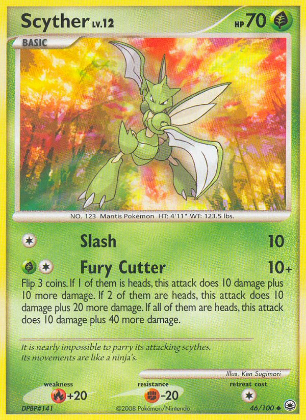 Scyther (46/100) [Diamond & Pearl: Majestic Dawn] | Play N Trade Winnipeg