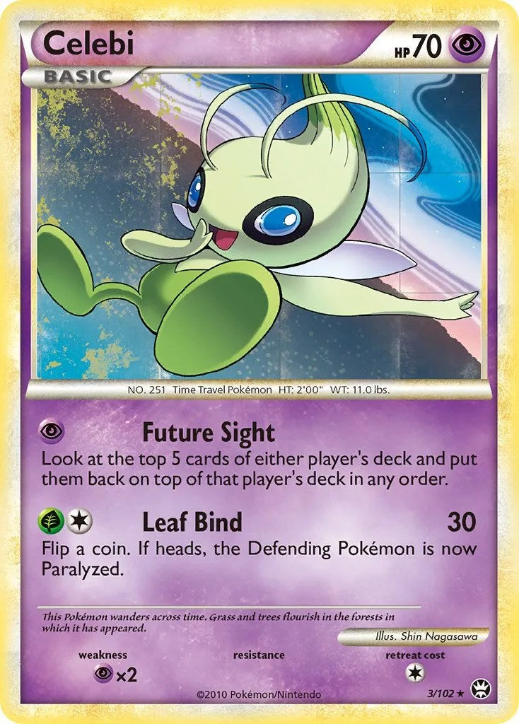 Celebi (3/102) (Movie Exclusive) [HeartGold & SoulSilver: Triumphant] | Play N Trade Winnipeg