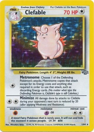 Clefable (1/64) [Jungle Unlimited] | Play N Trade Winnipeg