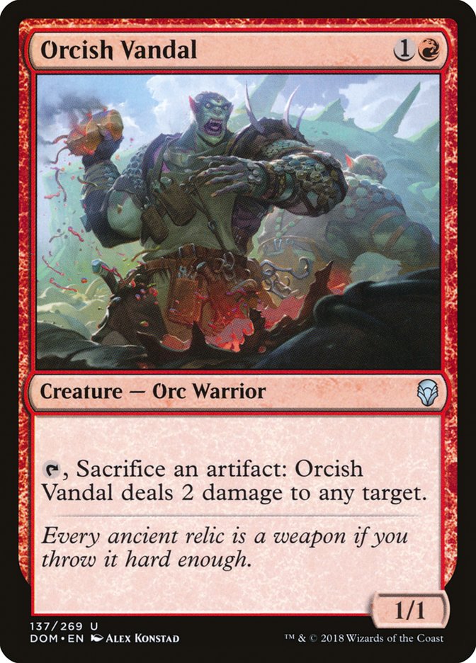 Orcish Vandal [Dominaria] | Play N Trade Winnipeg