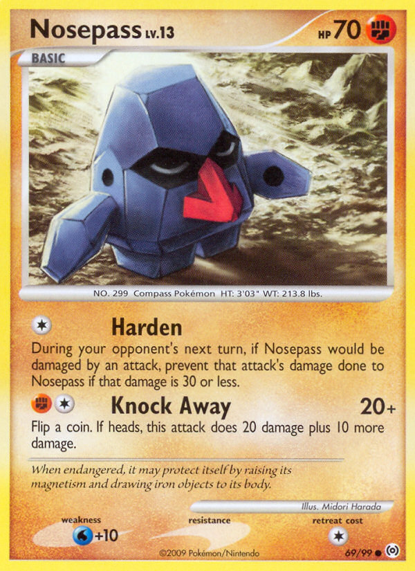 Nosepass (69/99) [Platinum: Arceus] | Play N Trade Winnipeg