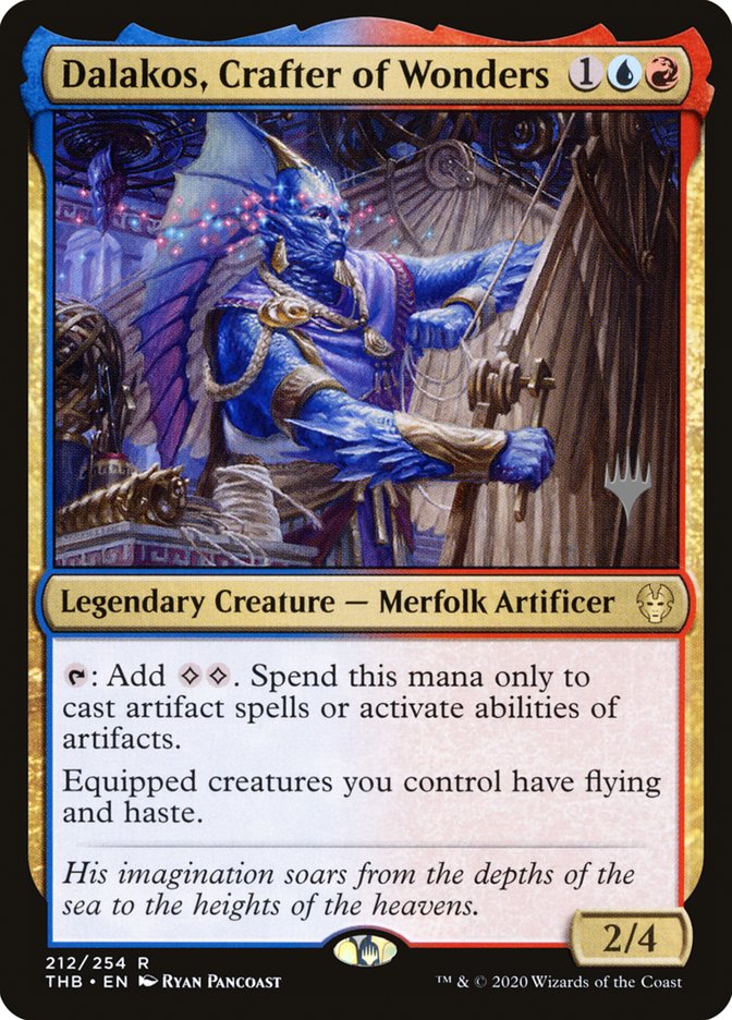 Dalakos, Crafter of Wonders (Promo Pack) [Theros Beyond Death Promos] | Play N Trade Winnipeg