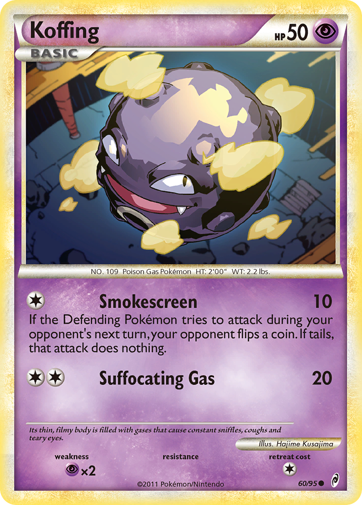 Koffing (60/95) [HeartGold & SoulSilver: Call of Legends] | Play N Trade Winnipeg