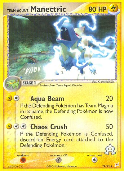 Team Aqua's Manectric (29/95) [EX: Team Magma vs Team Aqua] | Play N Trade Winnipeg