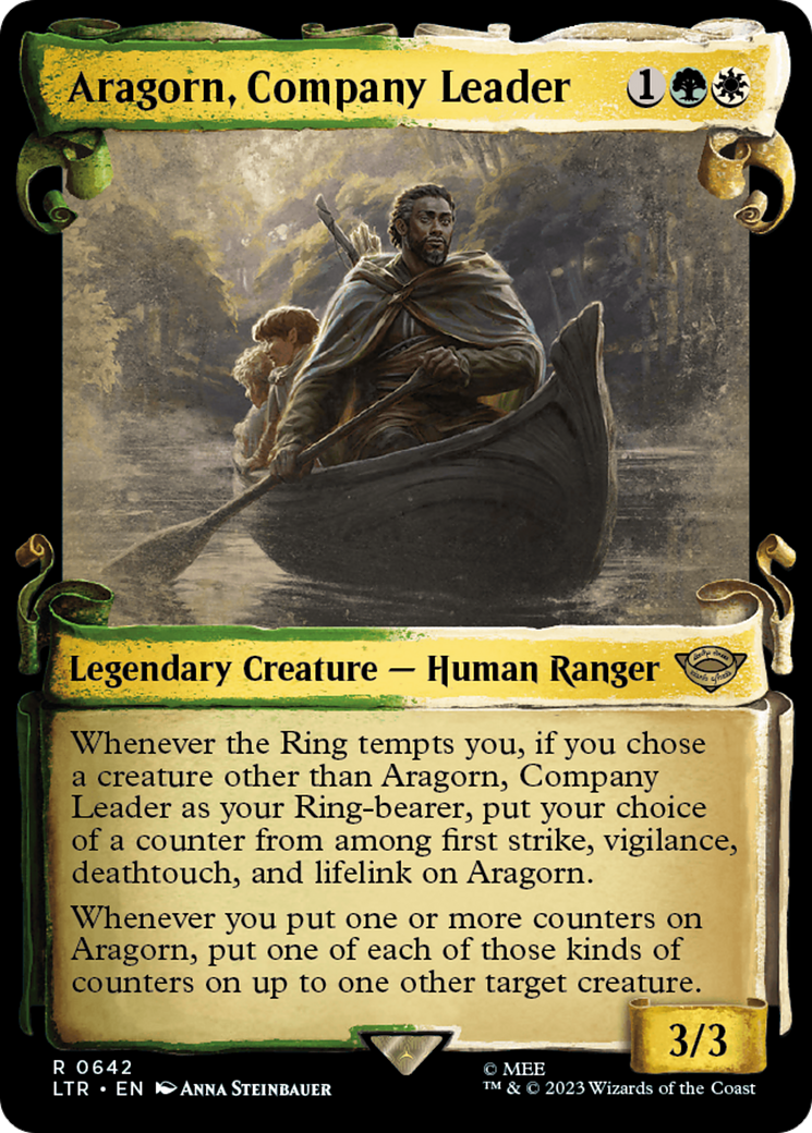 Aragorn, Company Leader [The Lord of the Rings: Tales of Middle-Earth Showcase Scrolls] | Play N Trade Winnipeg