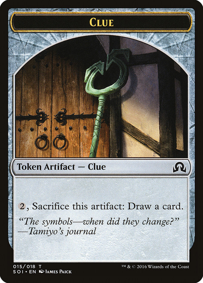 Clue (015/018) [Shadows over Innistrad Tokens] | Play N Trade Winnipeg