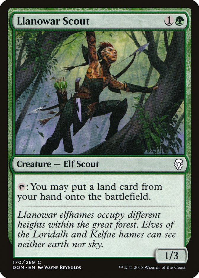 Llanowar Scout [Dominaria] | Play N Trade Winnipeg