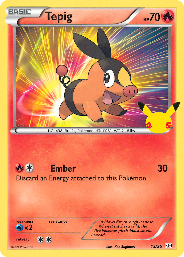 Tepig (13/25) [McDonald's 25th Anniversary] | Play N Trade Winnipeg