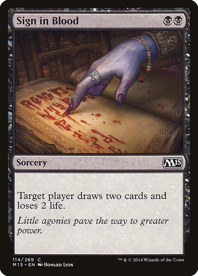 Sign in Blood [Magic 2015] | Play N Trade Winnipeg
