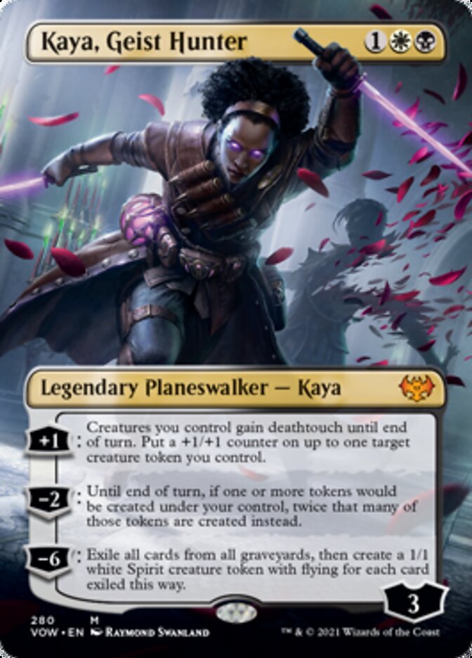 Kaya, Geist Hunter (Borderless) [Innistrad: Crimson Vow] | Play N Trade Winnipeg