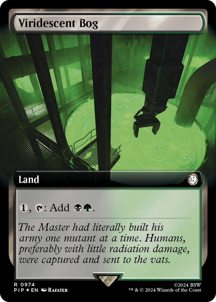 Viridescent Bog (Extended Art) (Surge Foil) [Fallout] | Play N Trade Winnipeg