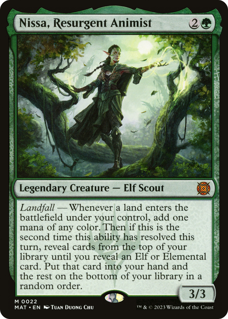 Nissa, Resurgent Animist [March of the Machine: The Aftermath] | Play N Trade Winnipeg