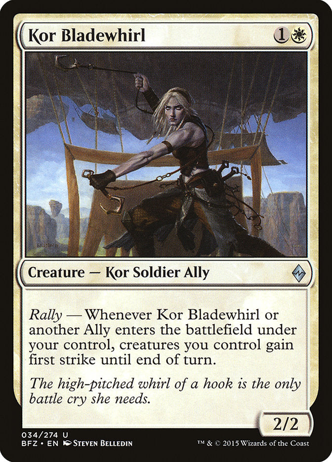 Kor Bladewhirl [Battle for Zendikar] | Play N Trade Winnipeg