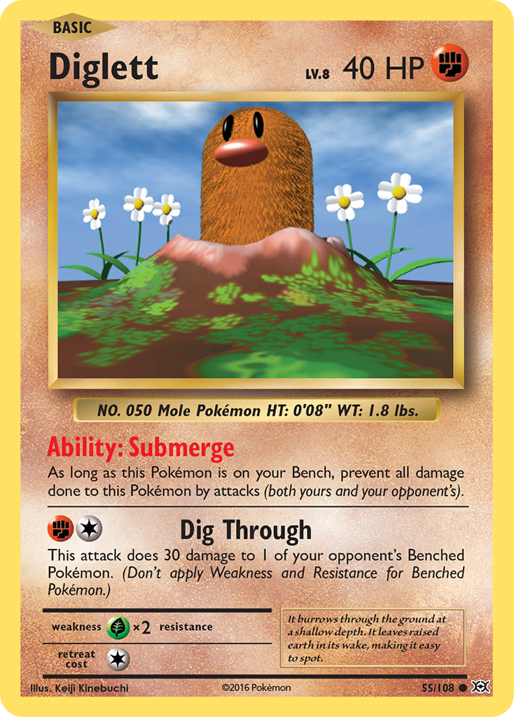 Diglett (55/108) [XY: Evolutions] | Play N Trade Winnipeg