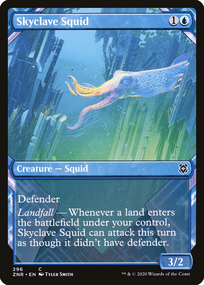 Skyclave Squid (Showcase) [Zendikar Rising] | Play N Trade Winnipeg