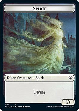 Cat Bird // Spirit Double-Sided Token [Starter Commander Decks] | Play N Trade Winnipeg