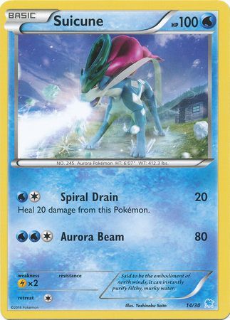 Suicune (14/30) [XY: Trainer Kit 3 - Suicune] | Play N Trade Winnipeg