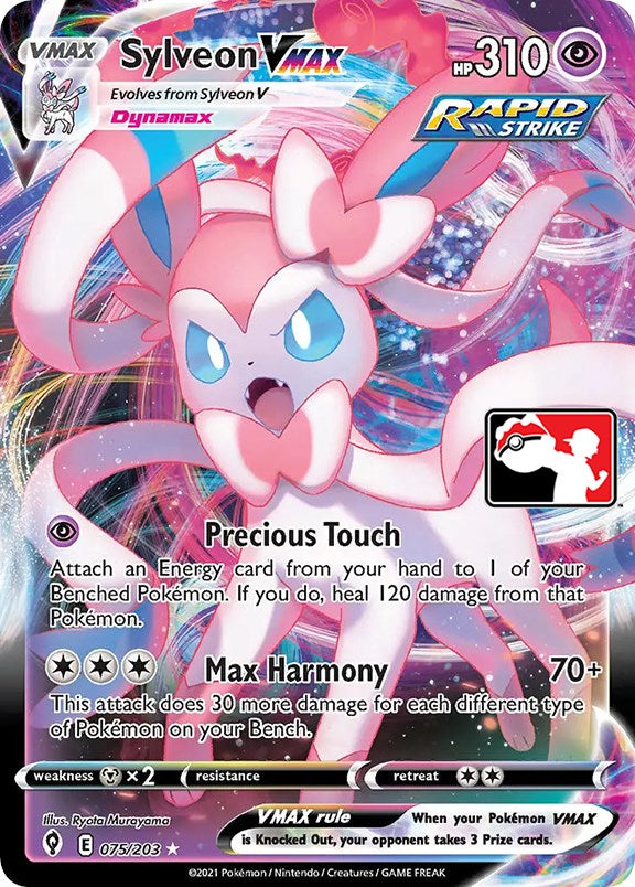 Sylveon VMAX (075/203) [Prize Pack Series One] | Play N Trade Winnipeg