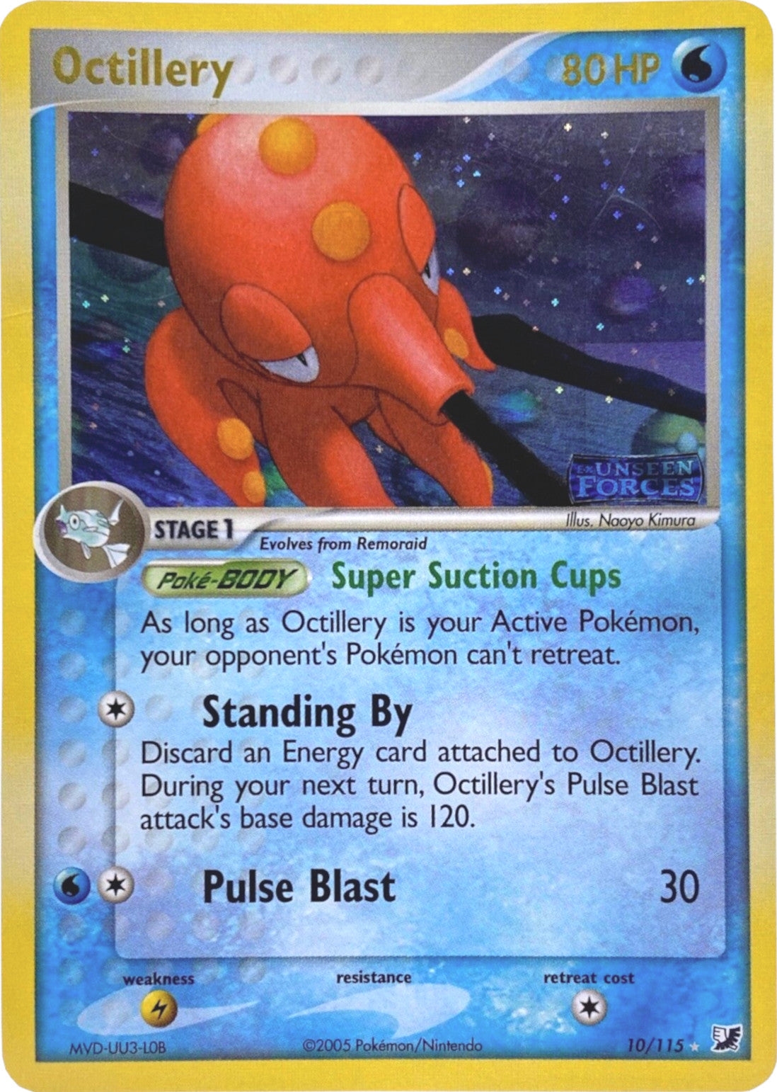 Octillery (10/115) (Stamped) [EX: Unseen Forces] | Play N Trade Winnipeg