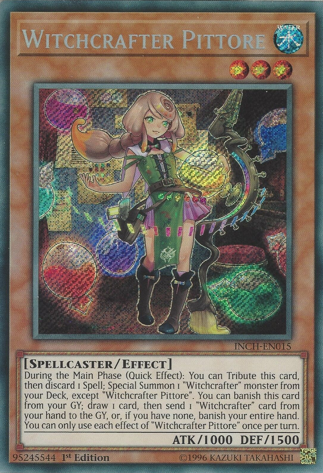 Witchcrafter Pittore [INCH-EN015] Secret Rare | Play N Trade Winnipeg
