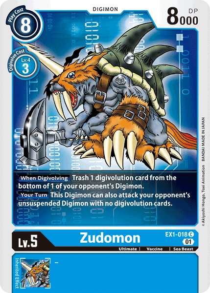 Zudomon [EX1-018] [Classic Collection] | Play N Trade Winnipeg