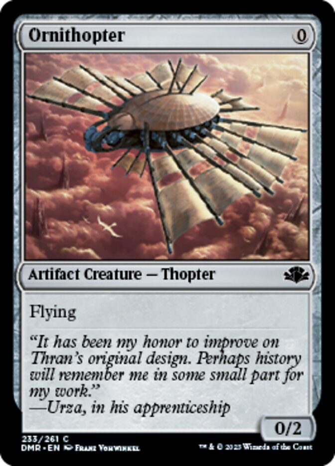 Ornithopter [Dominaria Remastered] | Play N Trade Winnipeg