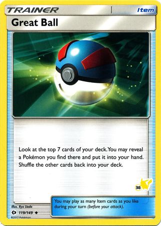 Great Ball (119/149) (Pikachu Stamp #38) [Battle Academy 2020] | Play N Trade Winnipeg