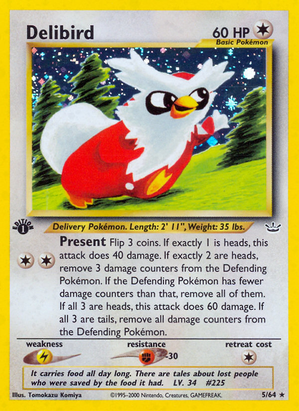 Delibird (5/64) [Neo Revelation 1st Edition] | Play N Trade Winnipeg