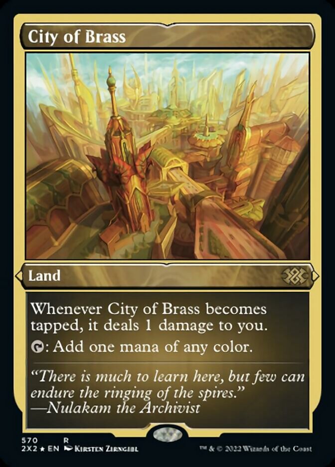 City of Brass (Foil Etched) [Double Masters 2022] | Play N Trade Winnipeg