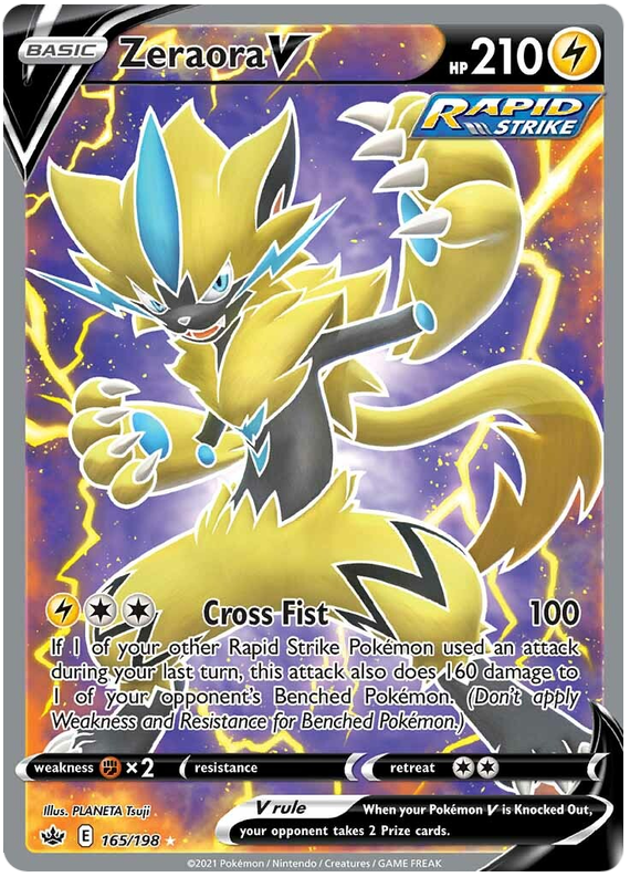 Zeraora V (165/198) [Sword & Shield: Chilling Reign] | Play N Trade Winnipeg