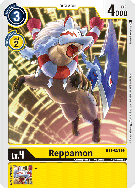 Reppamon [BT1-051] [Release Special Booster Ver.1.0] | Play N Trade Winnipeg